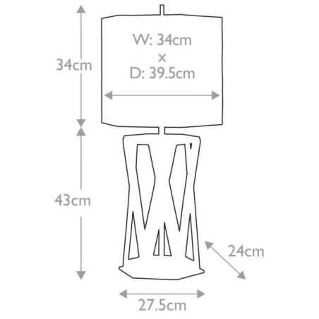 Lámpara de mesa Apollo