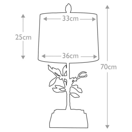 Lámpara de mesa Audubon Park