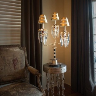 Lámpara de mesa Birdland (3 luces)