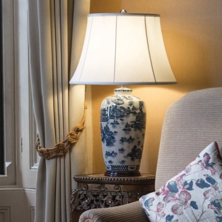 Lámpara de mesa Blue Traditional