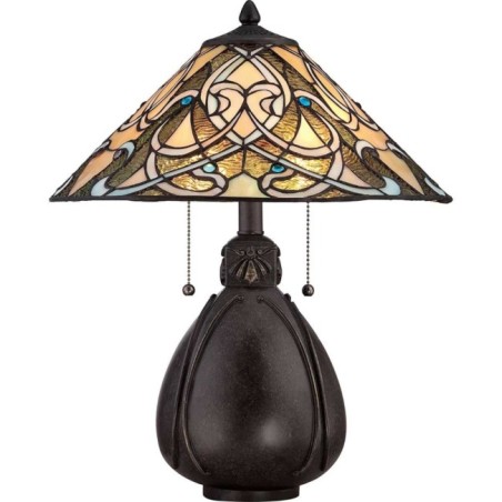 Lámpara de mesa India (2 luces)
