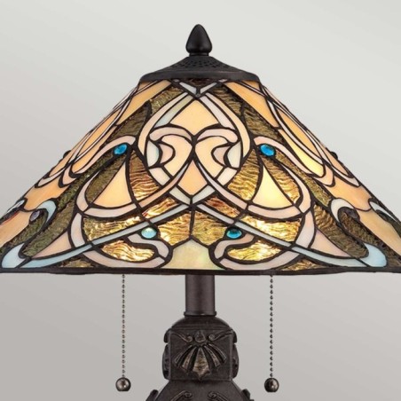 Lámpara de mesa India (2 luces)