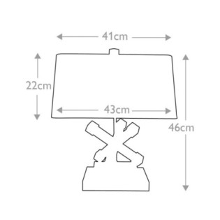 Lámpara de mesa Jackson Square