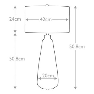 Lámpara de mesa Kew