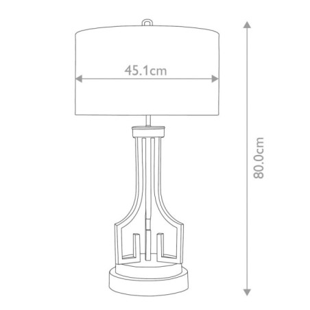 Lámpara de mesa Lemuria