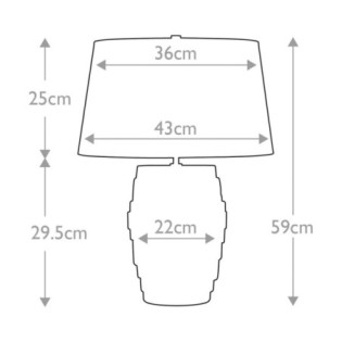 Lámpara de mesa Neptune