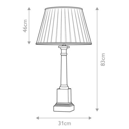 Lámpara de mesa Peronne