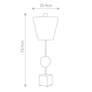 Lámpara de mesa Petra