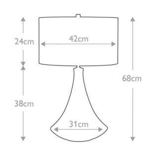 Lámpara de mesa Pinner