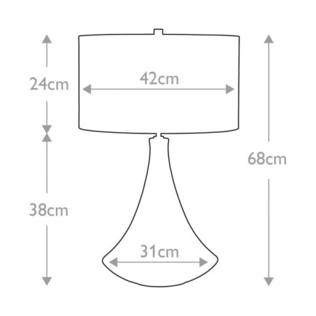 Lámpara de mesa Pinner