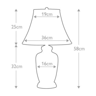 Lámpara de mesa Silverthistle