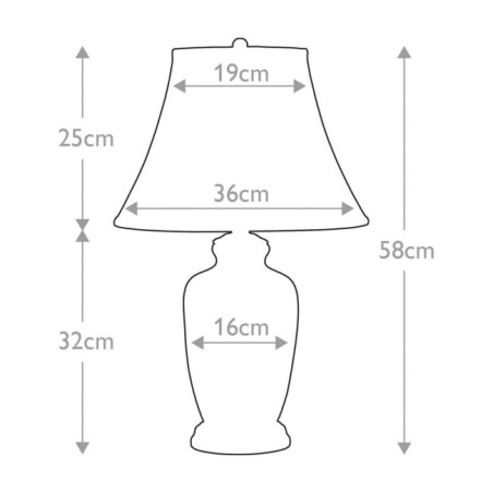 Lámpara de mesa Silverthistle