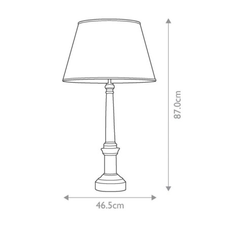 Lámpara de mesa Strasbourg