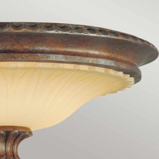 Plafón de techo Stirling Castle (2 luces)