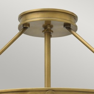 Semiplafón de techo Collier (4 luces)