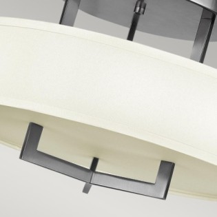 Semiplafón de techo Hampton (3 luces)