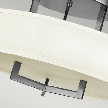 Semiplafón de techo Hampton (3 luces)