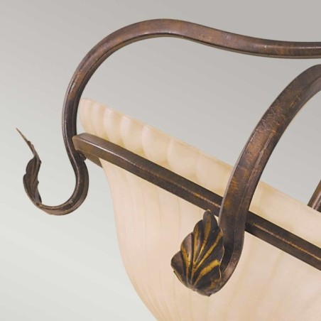 Semiplafón de techo Sonoma Valley (3 luces)