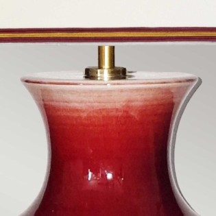 Lámpara de mesa Oxblood I
