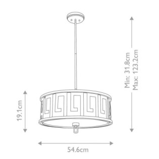 Lámpara de techo Lemuria L (3 luces)