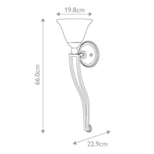 Aplique de pared Bolla B