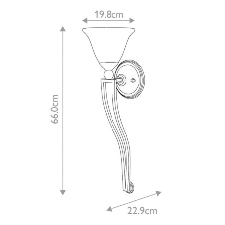 Aplique de pared Bolla B