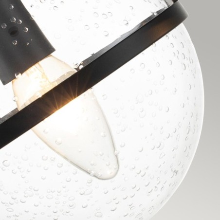 Aplique para baños Hollis Transparente (2 luces)