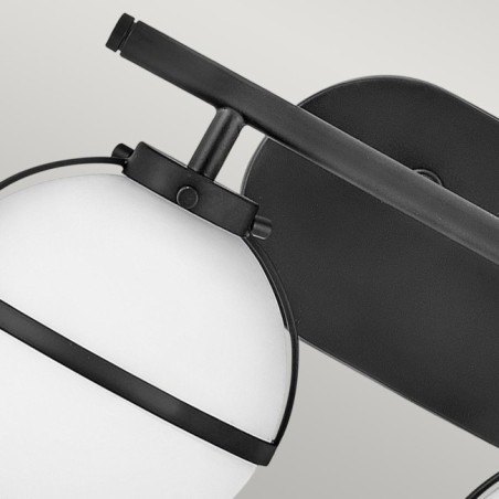 Aplique para baños Hollis Opal (2 luces)