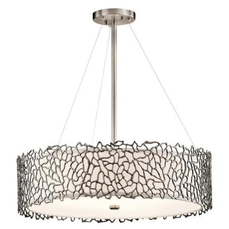 Lámpara de techo Silver Coral (4 luces)