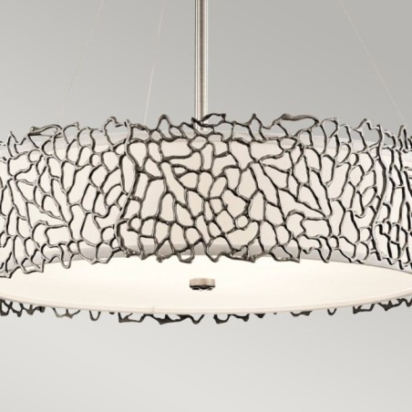 Lámpara de techo Silver Coral (4 luces)