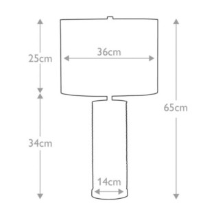 Lámpara de mesa Ripple II