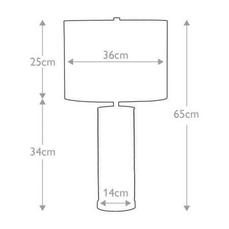 Lámpara de mesa Ripple II