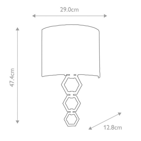 Aplique de pared Clark M