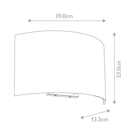 Aplique de pared Cooper L