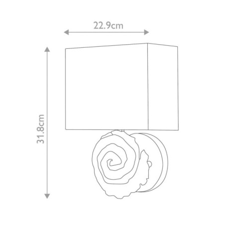 Aplique de pared Swirl