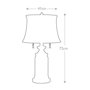 Lámpara de mesa Stateroom (2 luces)