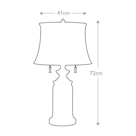 Lámpara de mesa Stateroom (2 luces)