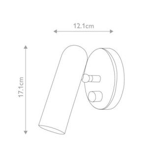 Aplique de pared LED Dax (9W)
