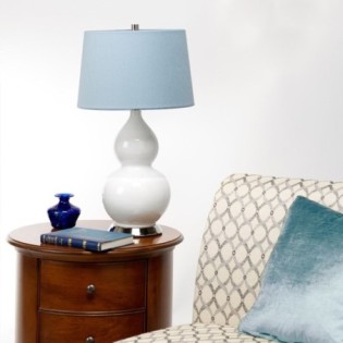 Lámpara de mesa ISLA Níquel