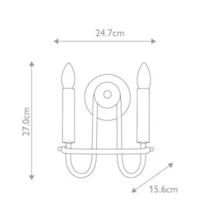 Aplique de pared Capitol...