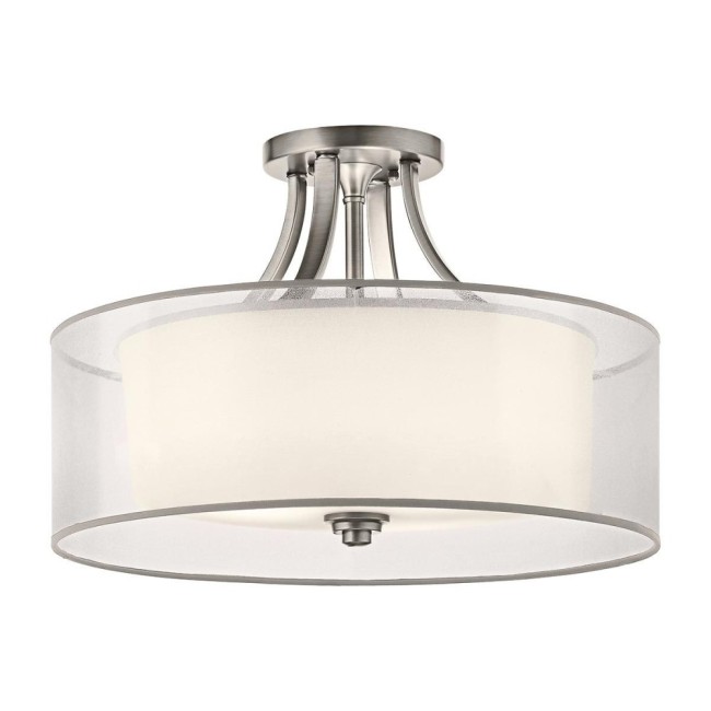 Semiplafón de techo Lacey (4 luces)