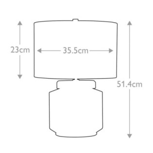 Lámpara de mesa Luga