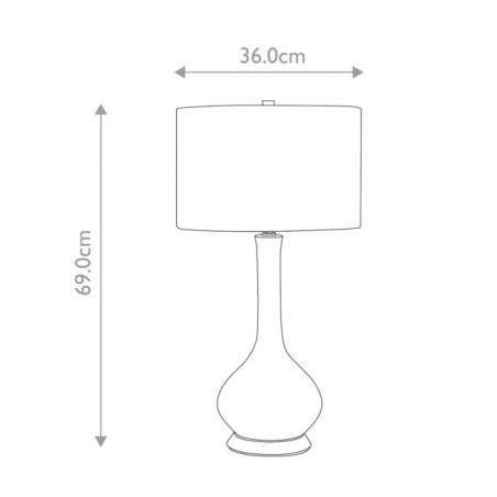 Lámpara de mesa MILO