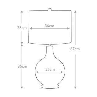 Lámpara de mesa Orb II