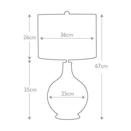 Lámpara de mesa Orb II
