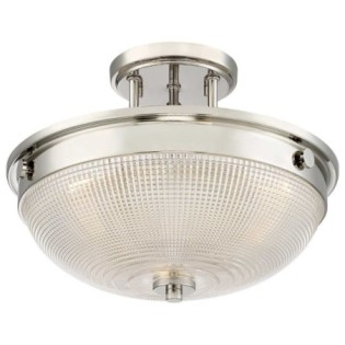 Semiplafón de techo Mantle (2 luces)