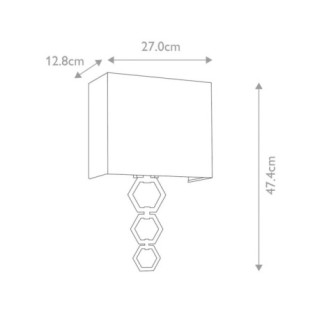 Aplique de pared Ria