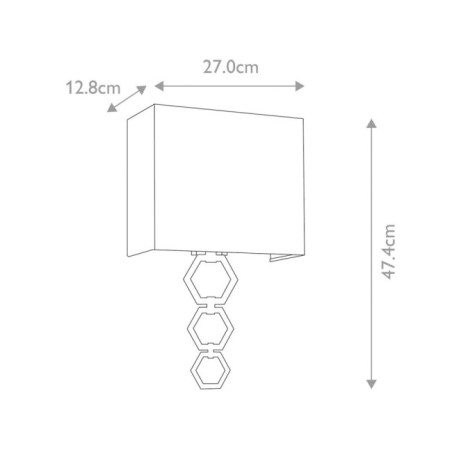 Aplique de pared Ria