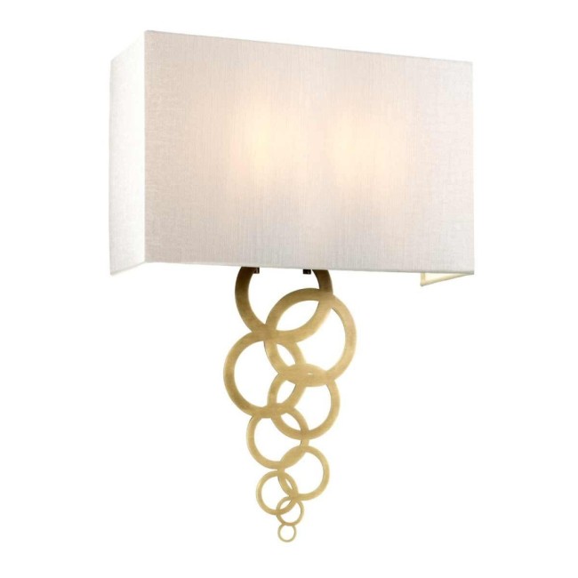 Aplique de pared Rosa (2 luces)