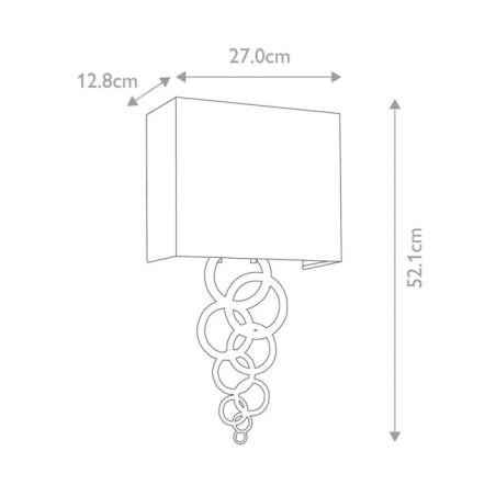 Aplique de pared Rosa